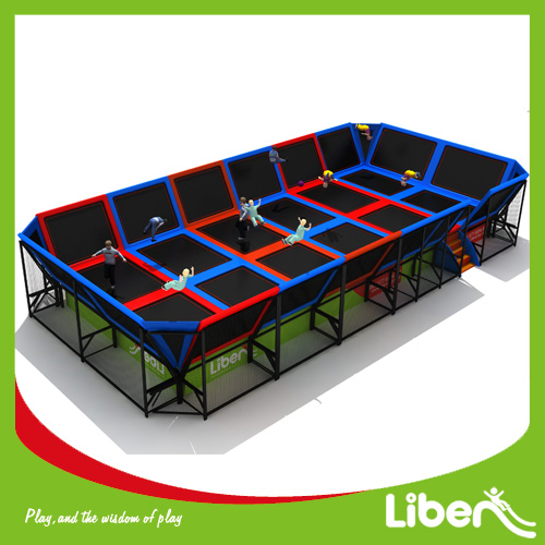 Liben Popular Rectangular Indoor Trampoline for Adults