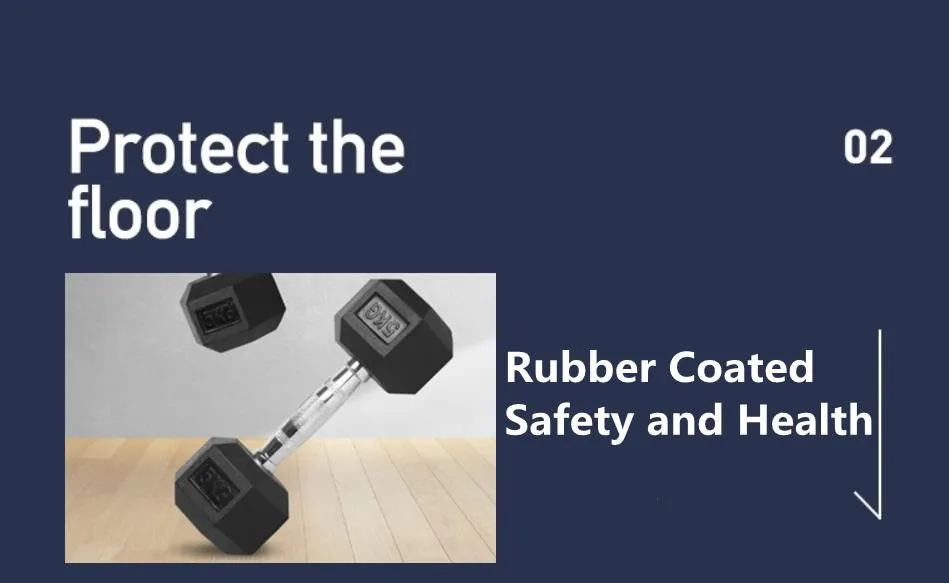 Mancuernas Lbs Pound Fix Rubber Dumbell Steel Hex Dumbbells 5lb 10lb 15lb 20lb 25lb 30lb 35lb 40lb 45lb 50lb 100lb
