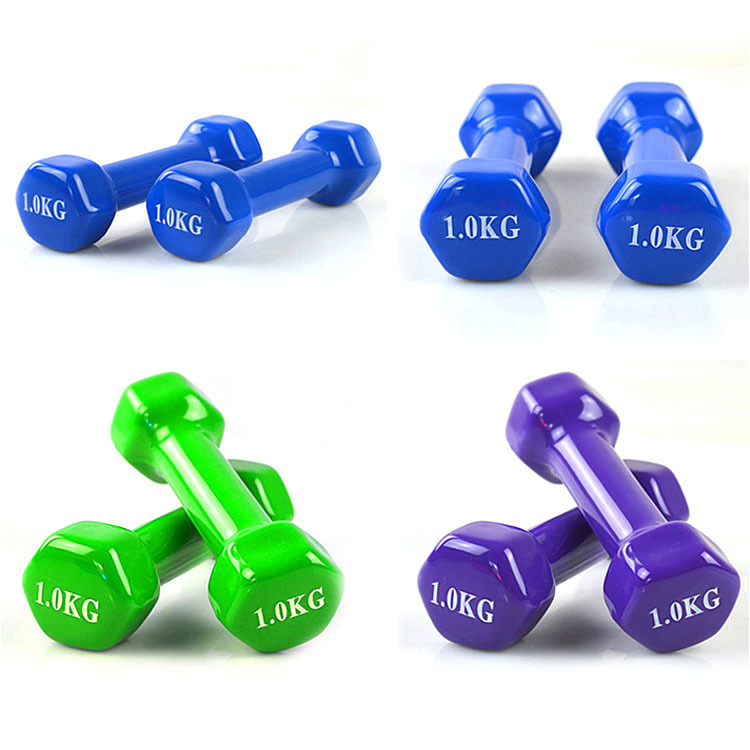 Morning Exercise with Sound Gymnastics Equipment Sports Fitness Plastic Toy Small Set Dumbbell Set