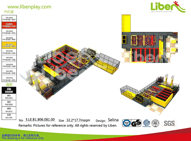 Most Popular Seller Indoor Trampoline Park