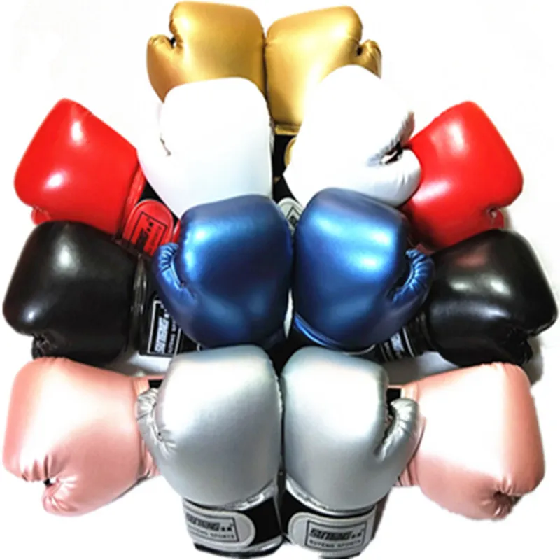 New 2-8 Years Kids Boxing Gloves for Fun Muay Thai Fight Sanda Martial Arts Bag Punching Training Mitts Gear