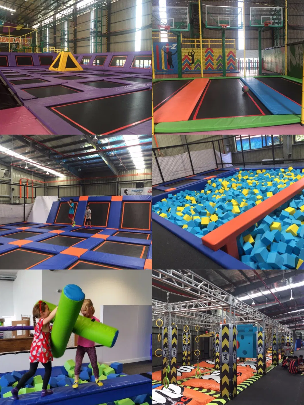 New Design Customized Fitness Jumping Bed Indoor Trampoline