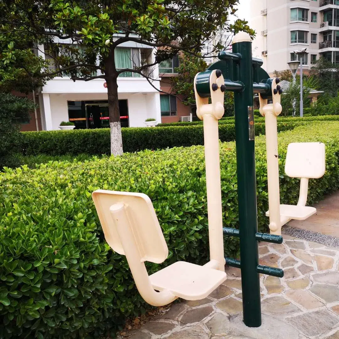 Outdoor Fitness Gym Equipment Park Seated Pedal Machine for Four Person Exercise
