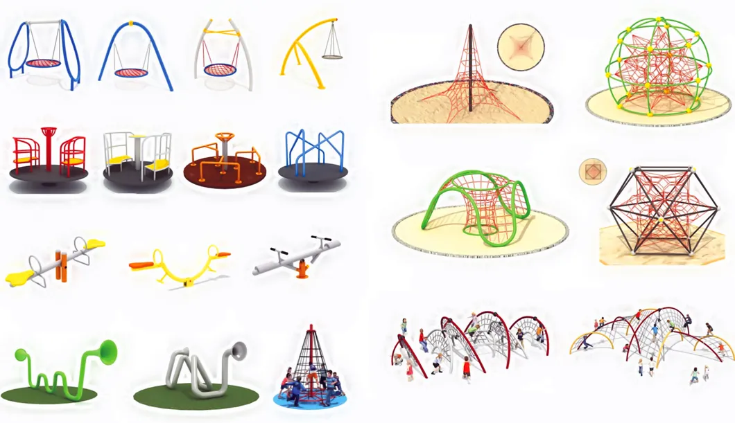 Outdoor Park Community Square Adult Children Fitness Exercise Equipment
