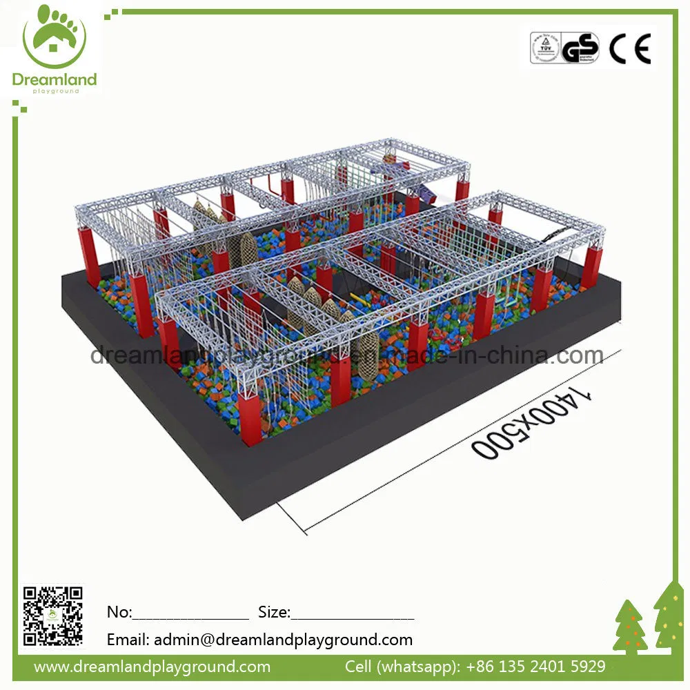 Professional American Ninja Warrior China Top Ninja Park Supplier Commercial Indoor Ninja Warrior Obstacles Course for Sale