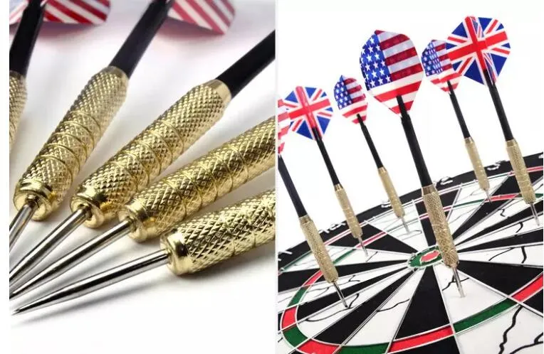 Professional Wholesale Sisal Bristle Dart Board with Stainless Steel Darts