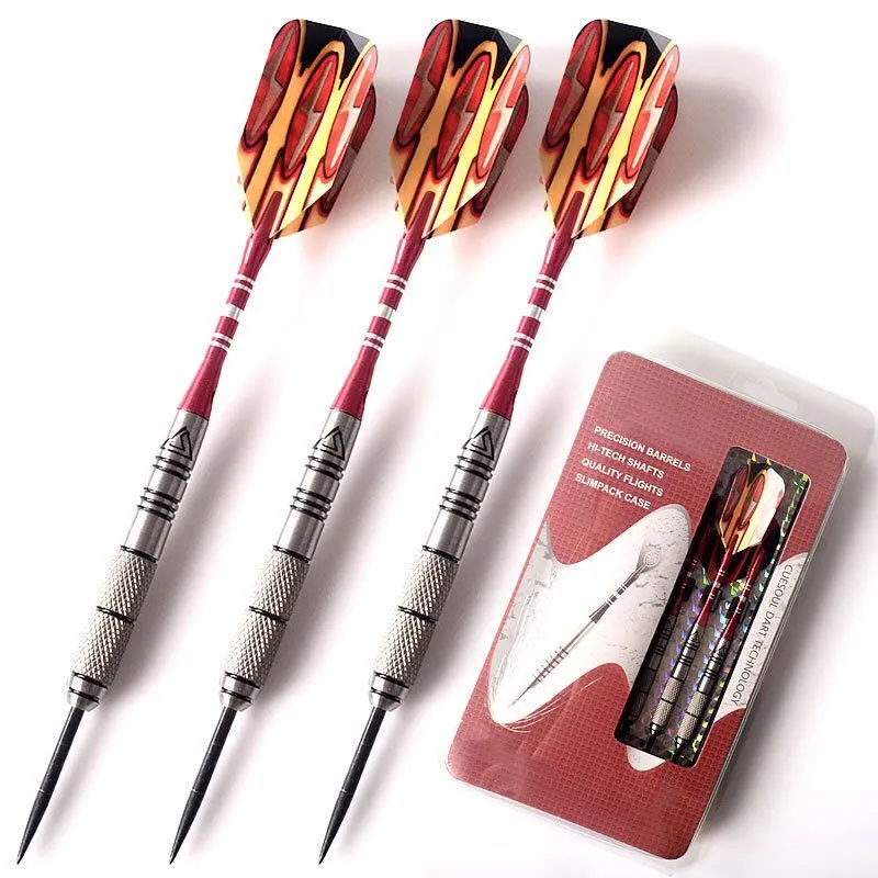 Professional Wholesale Sisal Bristle Dart Board with Stainless Steel Darts