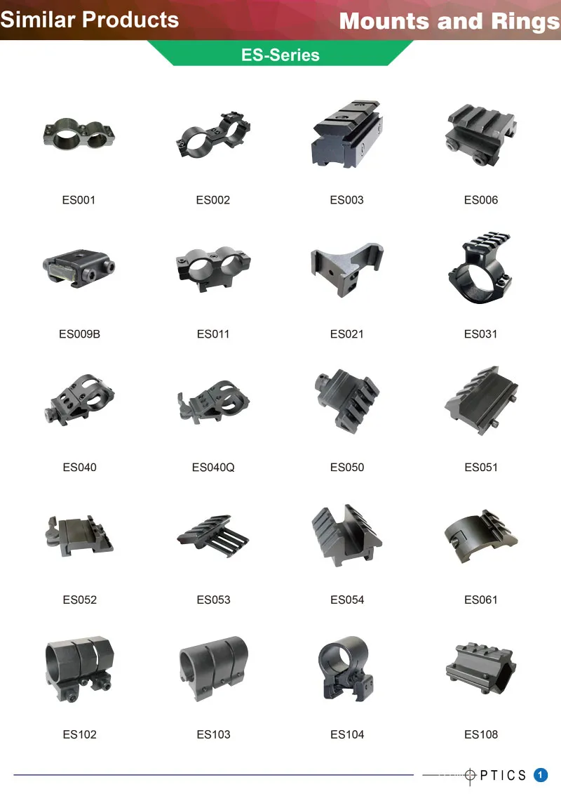 Quick Release Rifle Scope Aluminum Adapter Rail Mount
