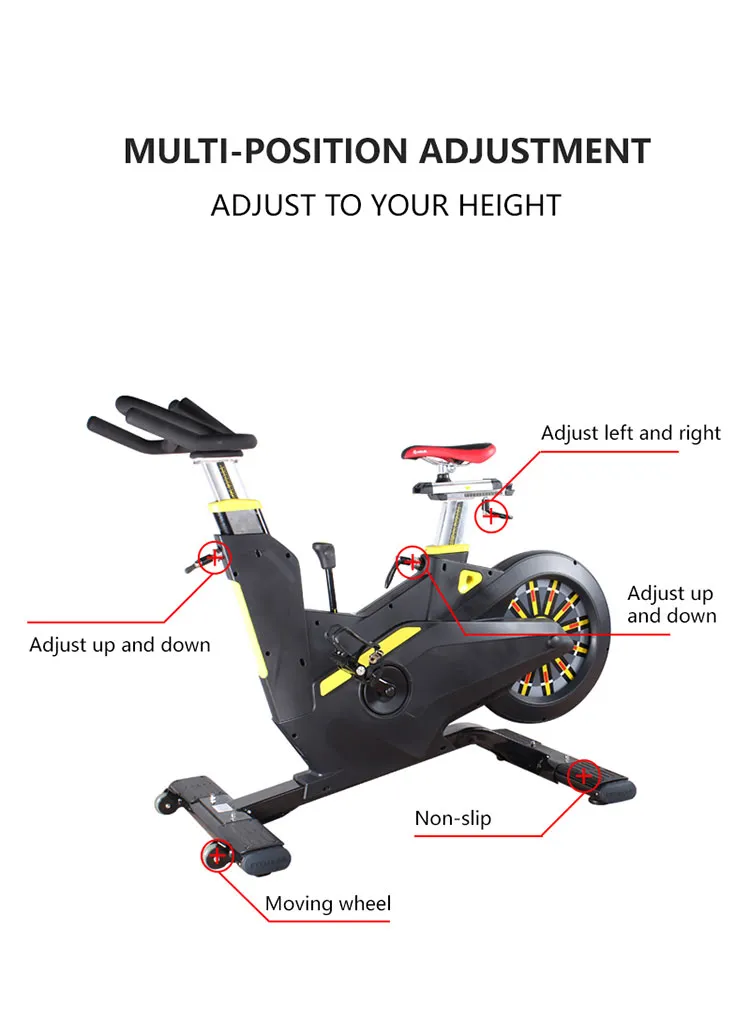 Stationary Bicycle Health Ware Spin Magnetic Resistance Exercise Bike