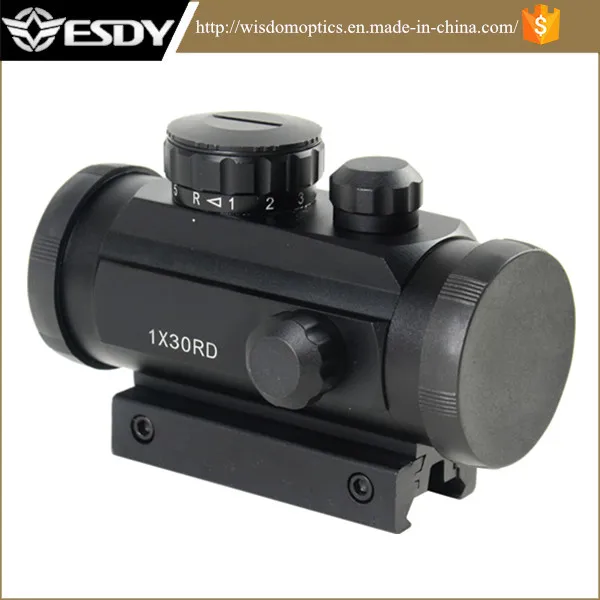 Tactical 1X30 R&G DOT Sight Scope W/10mm-20mmweaver Mount
