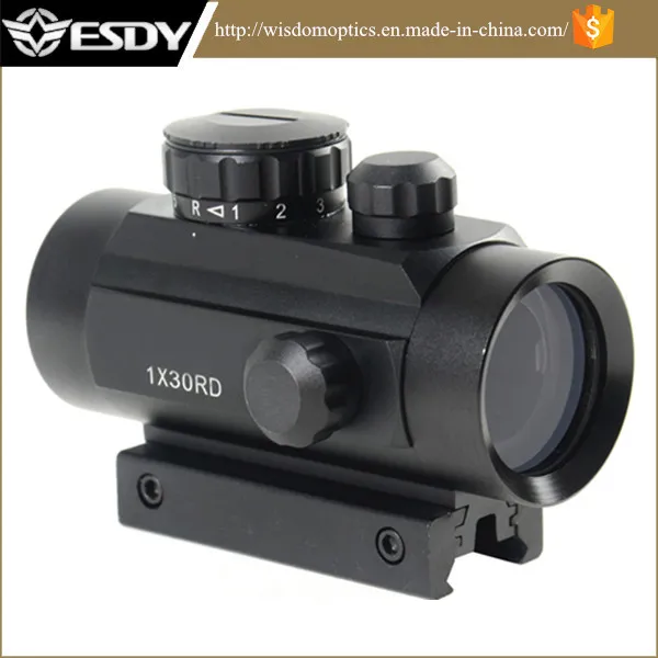 Tactical 1X30 R&G DOT Sight Scope W/10mm-20mmweaver Mount