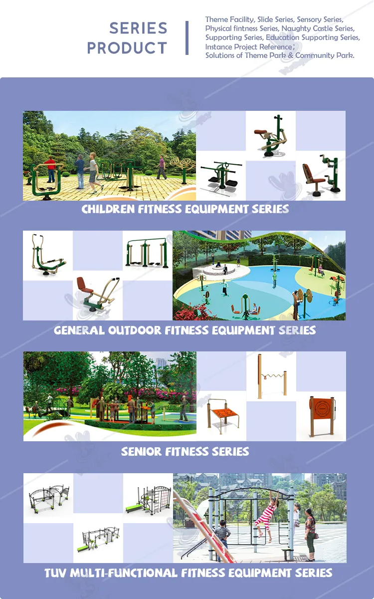 TUV Body Building Exercise Strength Training Sports Goods Street Workout Gym Machine Station Health Air Walker Outdoor Gym Fitness Equipment for Adults