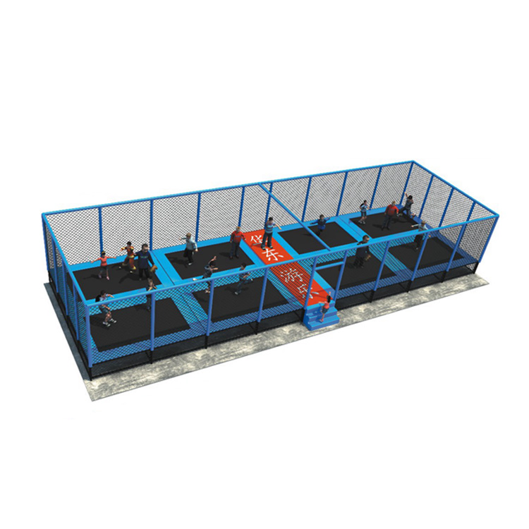 USA Indoor Portable Trampolines Arena Park Rectangle Trampoline Wall