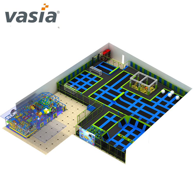 Vasia Commericial Gymnastics Sky Zone Trampoline Park with Many Games