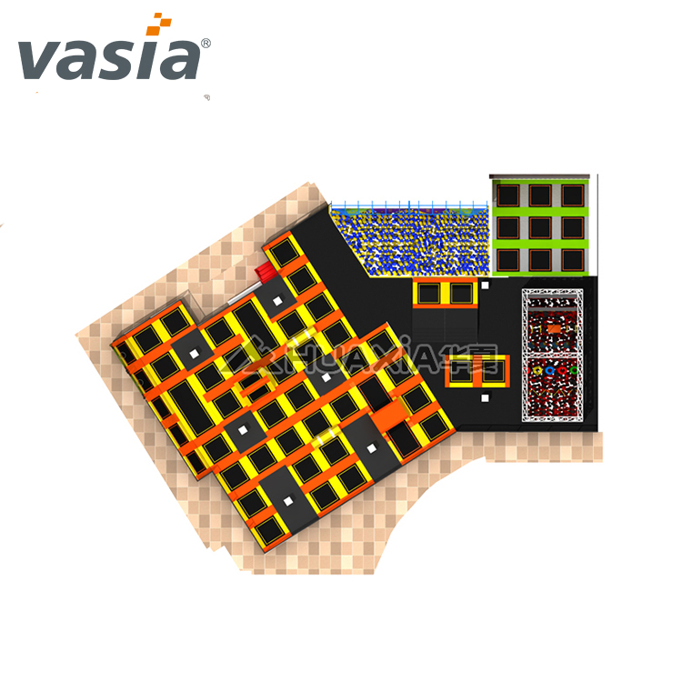 Vasia European Standard Indoor Trampoline Park for Sale