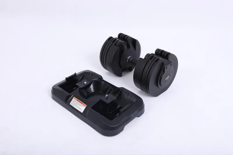 Wholesale Adjustable Rubber Hex Chrome 15kg Barbell Dumbell Sets Dumbbell Strength Training Set