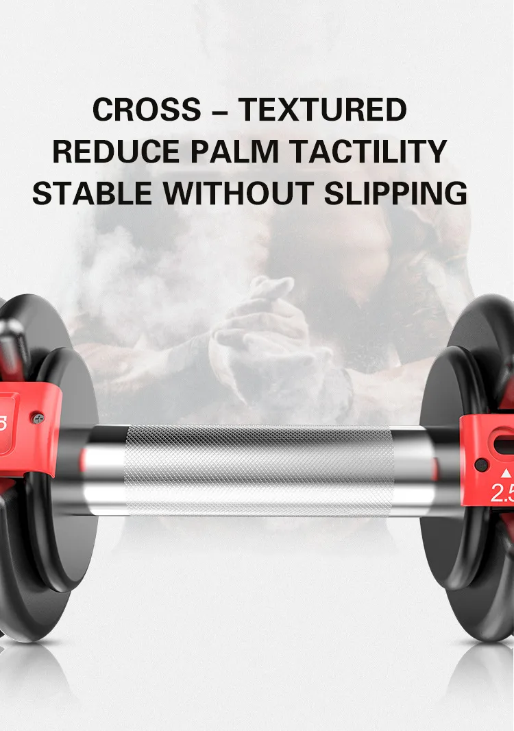 Wholesale Adjustable Rubber Hex Chrome Fitness 15kg Barbell Strength Training Dumbell Sets Wholesale Dumbbell Set