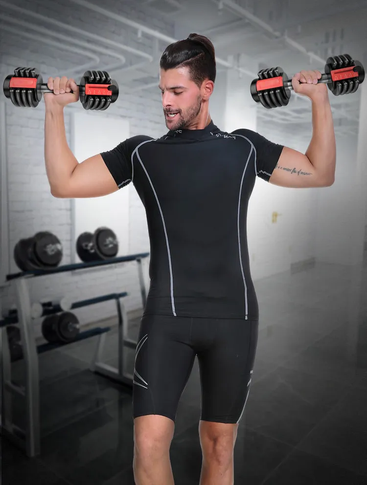 Wholesale Adjustable Rubber Hex Chrome Fitness 15kg Barbell Strength Training Dumbell Sets Wholesale Dumbbell Set