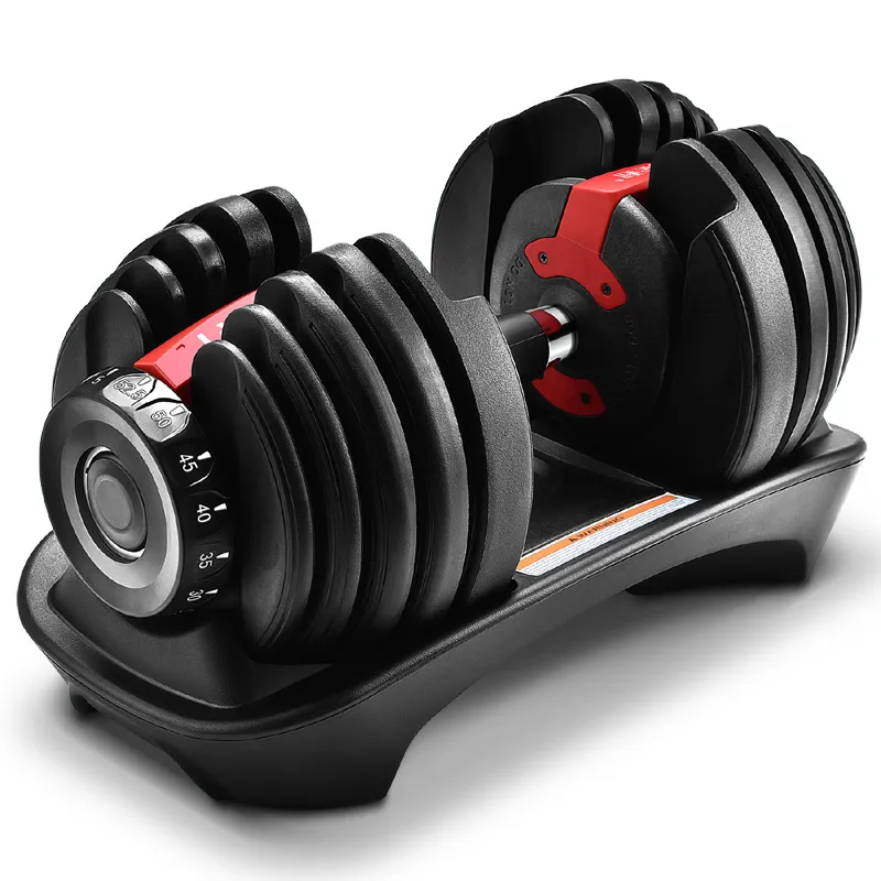Wholesale Gym 5lb -90lb 24kg 40kg Ajdustable Dumbbell Sets
