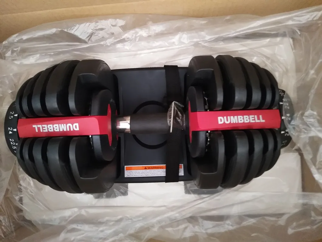 Wholesale Gym 5lb -90lb 24kg 40kg Ajdustable Dumbbell Sets